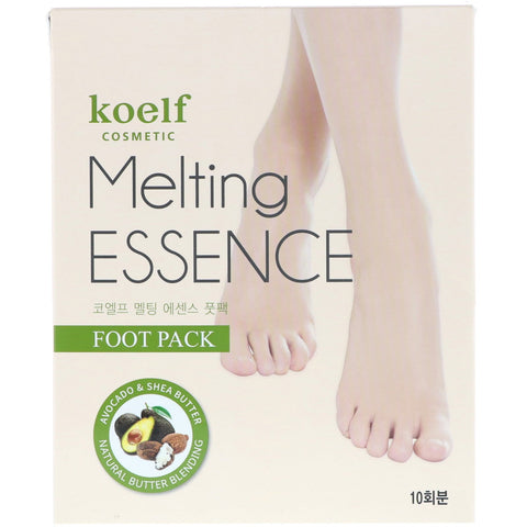 Koelf, Paquete para pies Melting Essence, 10 pares