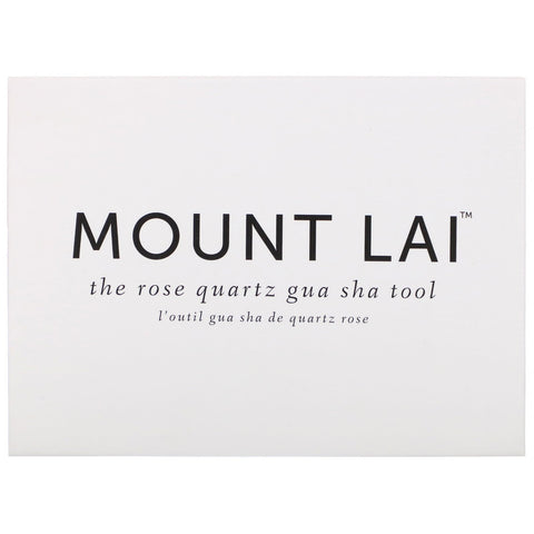 Mount Lai, The Rose Quartz Gua Sha Tool, 1 Tool