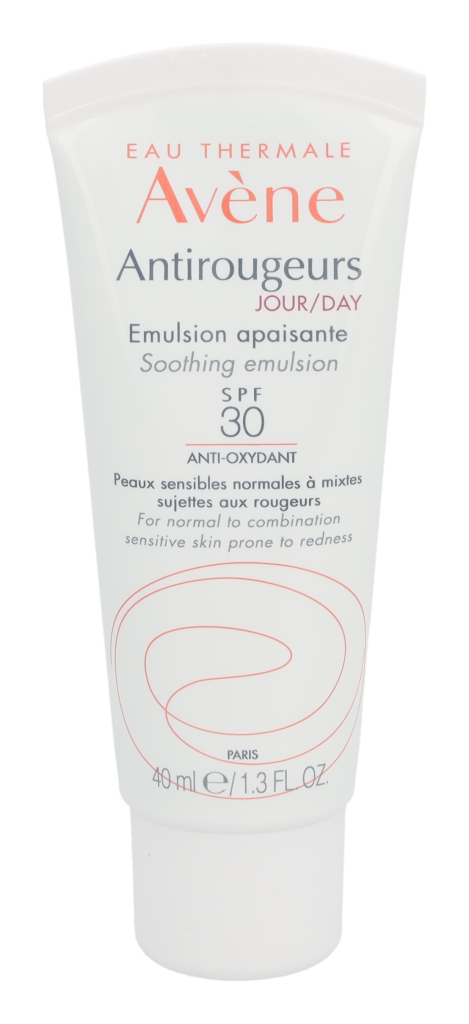 Avene Antirougeurs Soothing Emulsion Day Anti-Oxidant SPF30 40 ml