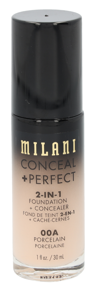 Milani Conceal + Perfect Base de Maquillaje 2 en 1 + Corrector 30 ml