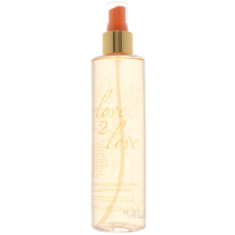 Love 2 Love Orange Blossom + White Musk Fragrance Mist 240ml