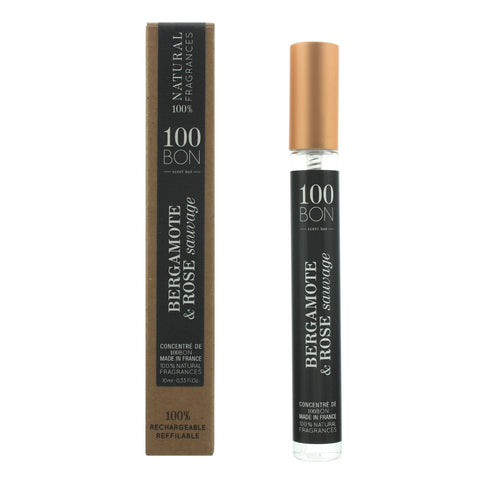 100 Bon Bergamote & Rose Sauvage Concentré Refillable Eau de Parfum 10ml