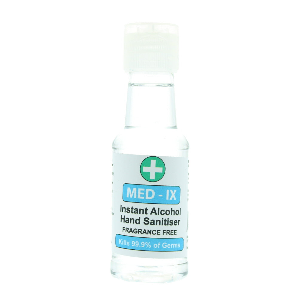 Med-Ix Instant Alcohol Fragrance Free 70% Alcohol Hand Sanitiser 50ml