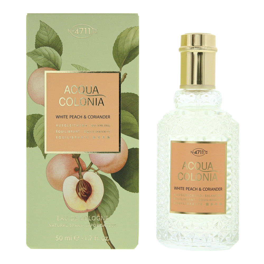 4711 Acqua Colonia White Peach  Coriander Eau de Cologne 50ml