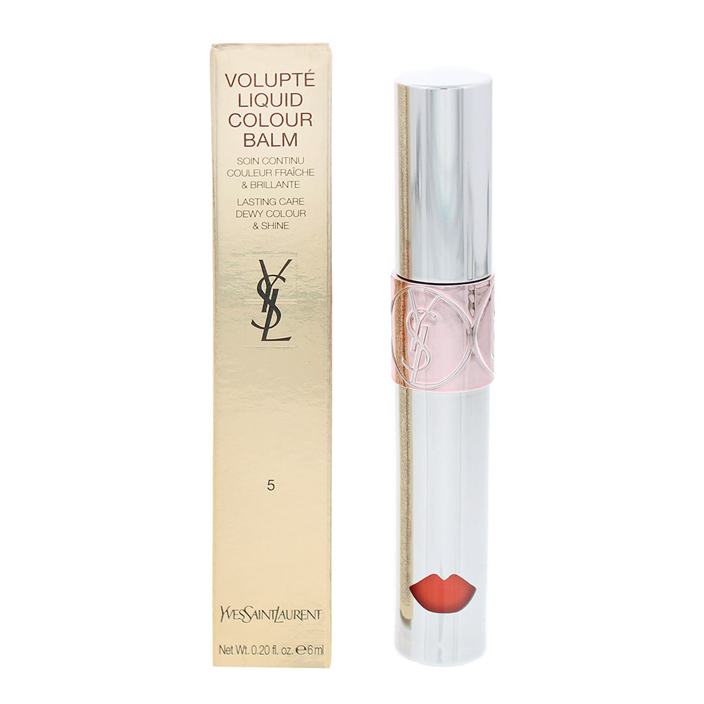 Yves Saint Laurent Volupte 05 Watch Me Orange Colour Balm 6ml