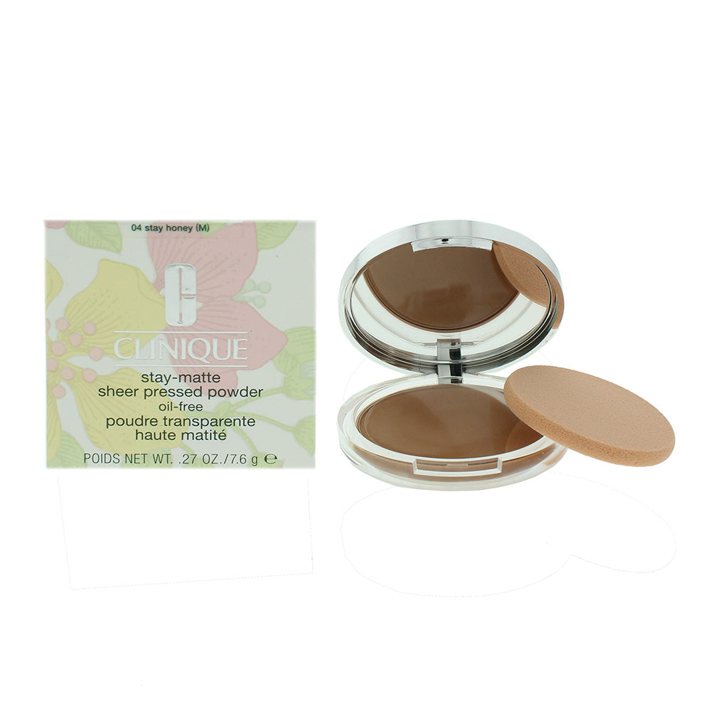Clinique Stay Matte Pressed Powder 04 Stay Honey 7.6g