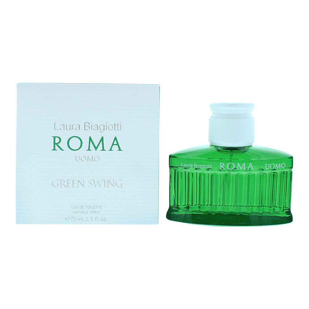 Laura Biagiotti Roma Uomo Green Swing Eau De Toilette 75ml