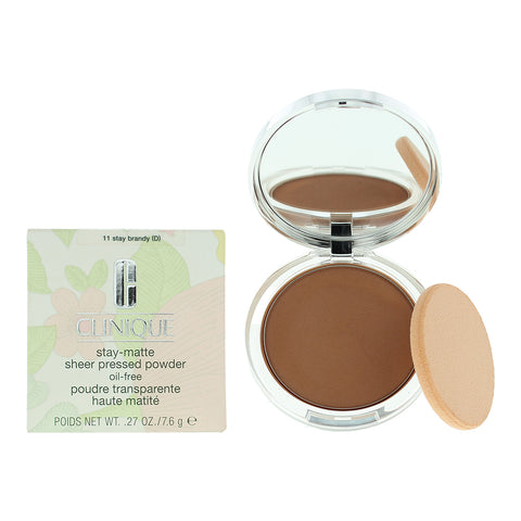 Clinique Stay Matte 11 Stay Brandy Sheer Pressed Powder 7.6g