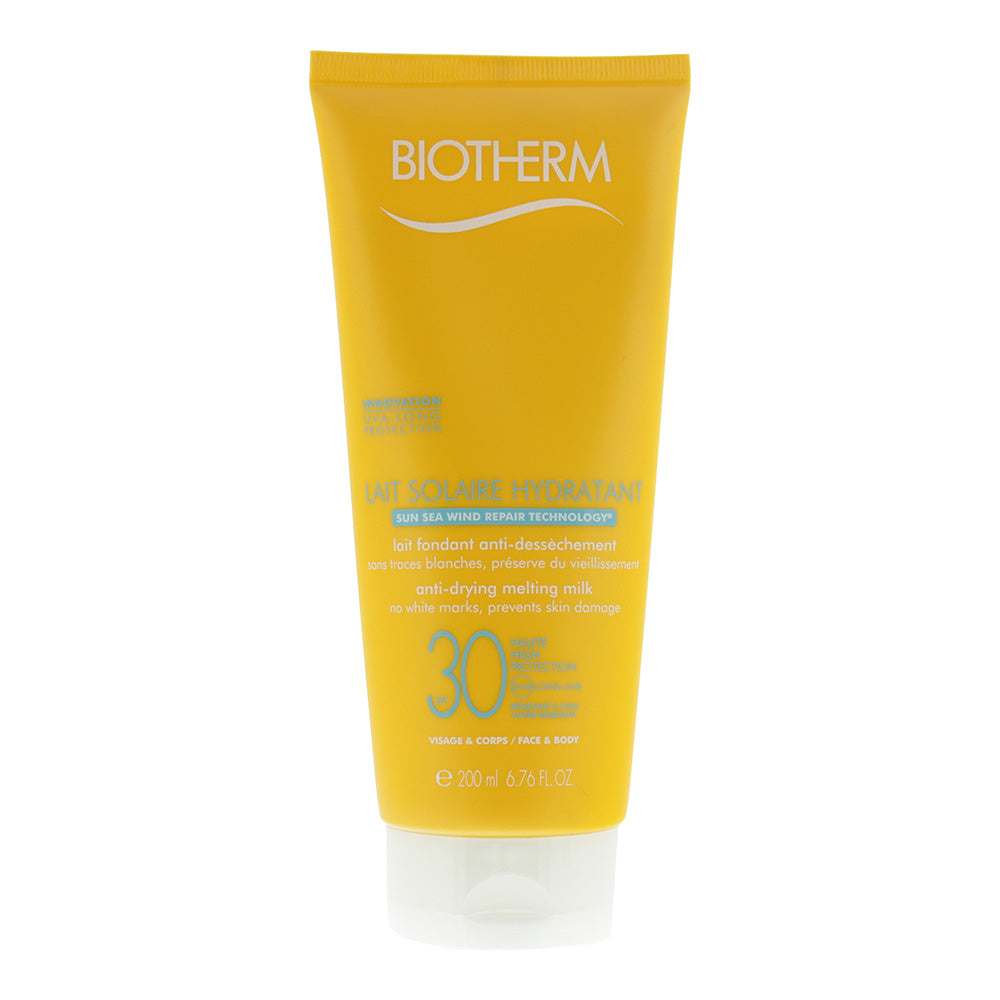 Biotherm Spf 30 For Face And Body Anti-Drying Melting Milk 200ml