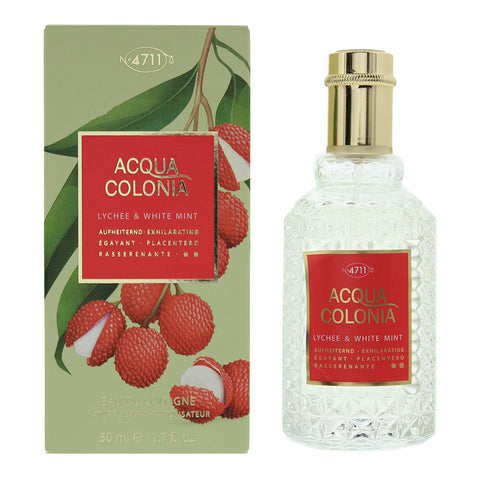 4711 Acqua Colonia Lychee & White Mint Eau De Cologne 50ml