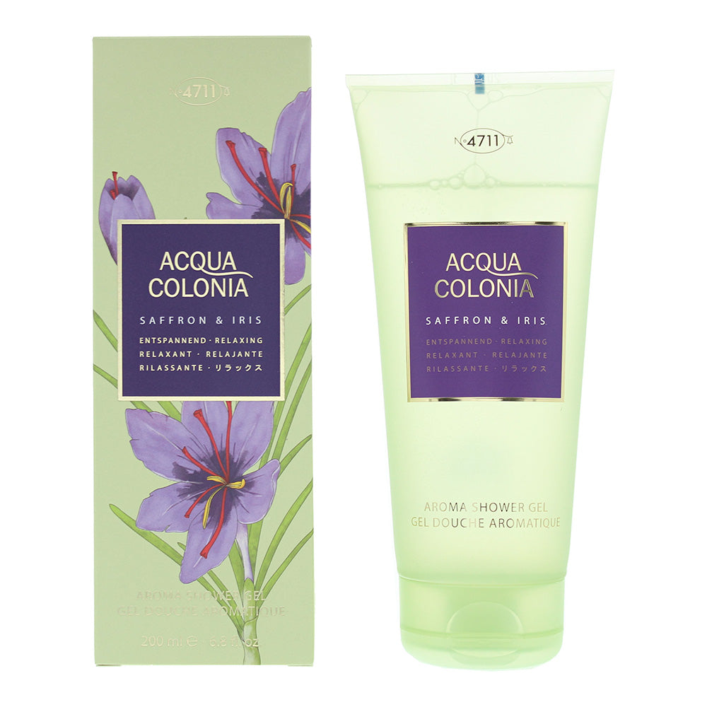 4711 Acqua Colonia Saffron  Iris Shower Gel 200ml