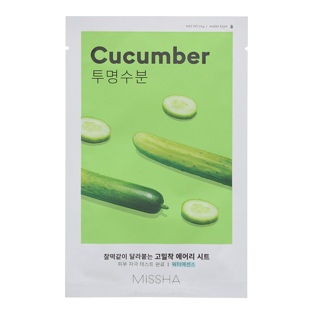 Missha Airy Fit Cucumber Sheet Mask 19g