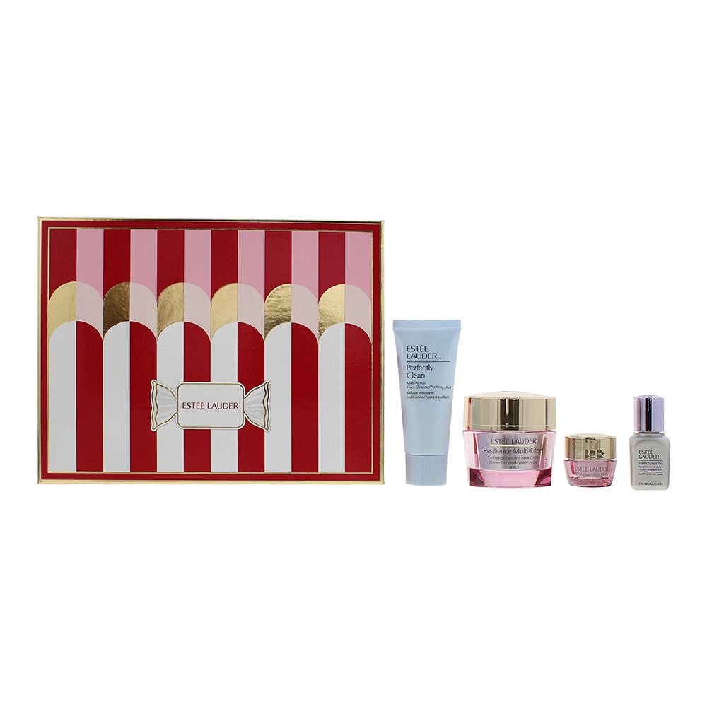 Estée Lauder Firm + Glow Skincare Delights 4 Piece Gift Set: Treatment 15ml - Face And Neck Cream 50ml - Eye Cream 5ml - Foam Cleanser 30ml