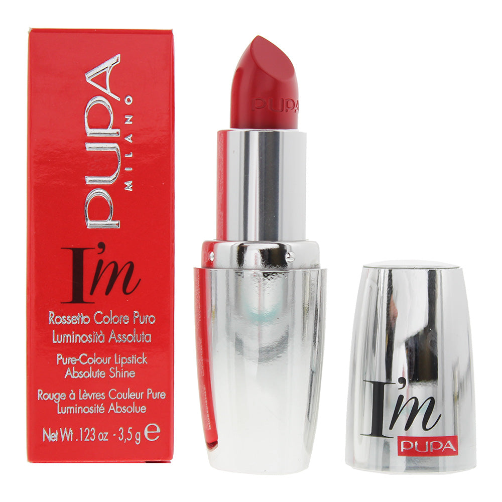 Pupa I'm Pure-Colour 303 Flamboyant Orange Lipstick 3.5g