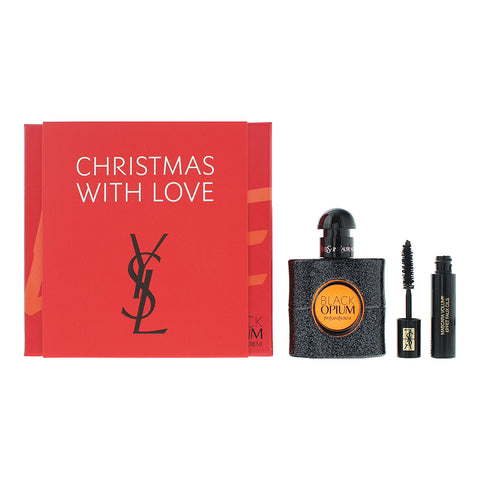 Yves Saint Laurent Black Opium 2 Piece Gift Set: Eau De Parfum 30ml - Mini Mascara