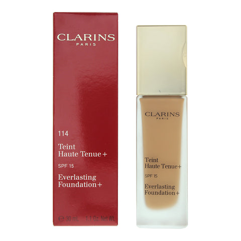 Clarins Everlasting Spf 15 114 Cappuccino Foundation 30ml