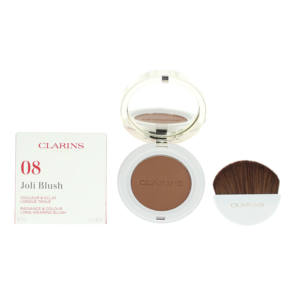 Clarins Joli Blush Radiance & Colour 08 Cheeky Mocha Blush 5g