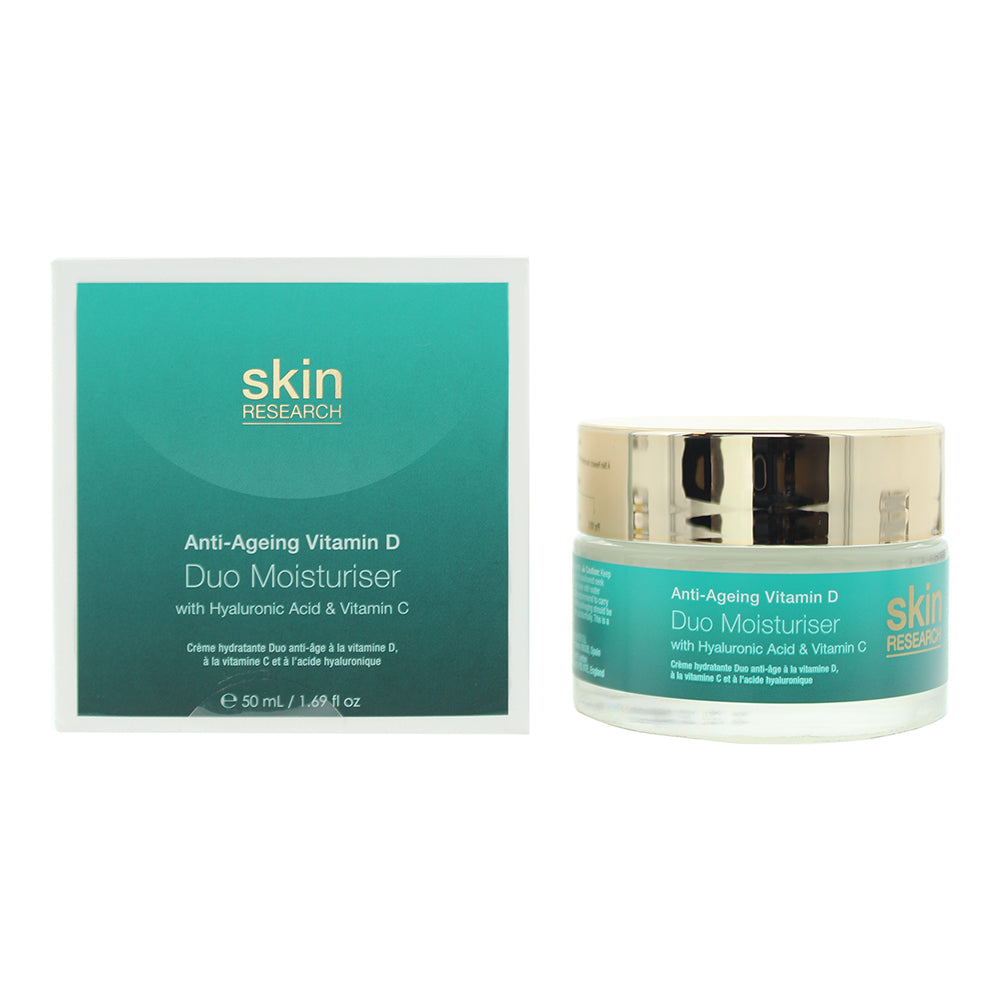 Skin Research Anti-Ageing Vitamin D With Hyaluronic Acid & Vitamin C Duo Moisturiser 50ml