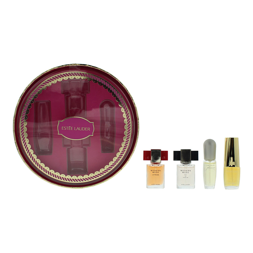 Estée Lauder Treasures Miniature Travel Collection 4 Piece Gift Set: Eau de Parfum 4.7ml - Eau de Parfum 4ml - Eau de Parfum 4ml - Eau de Parfum 4ml