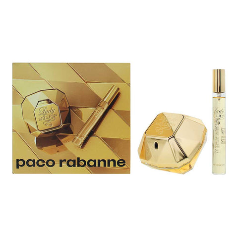 Paco Rabanne Lady Million 2 Piece Gift Set: Eau de Parfum 50ml - Eau de Parfum 10ml