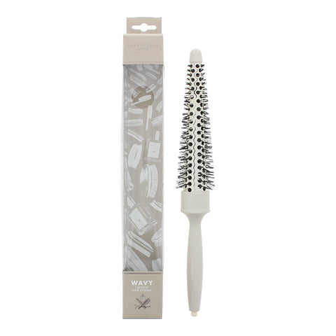 Acca Kappa Wavy Cone-Shaped Gray Hair Brush