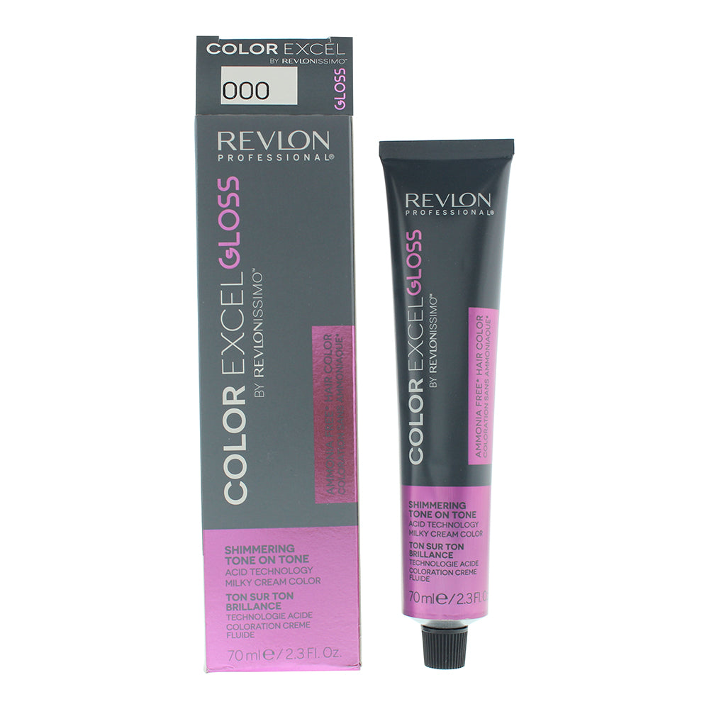 Revlon Revlonissimo Colorsmetique Color Excel Gloss 000 Clear Hair Colour 70ml