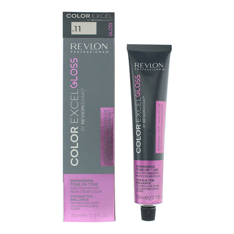 Revlon Revlonissimo Colorsmetique Color Excel Gloss .11 Silver Ash Hair Colour 70ml