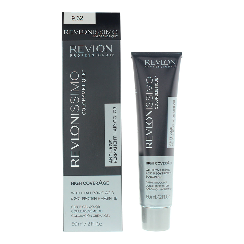 Revlon Revlonissimo Colorsmetique 9.32 Very Light Golden Pearl Blonde Hair Colour 60ml