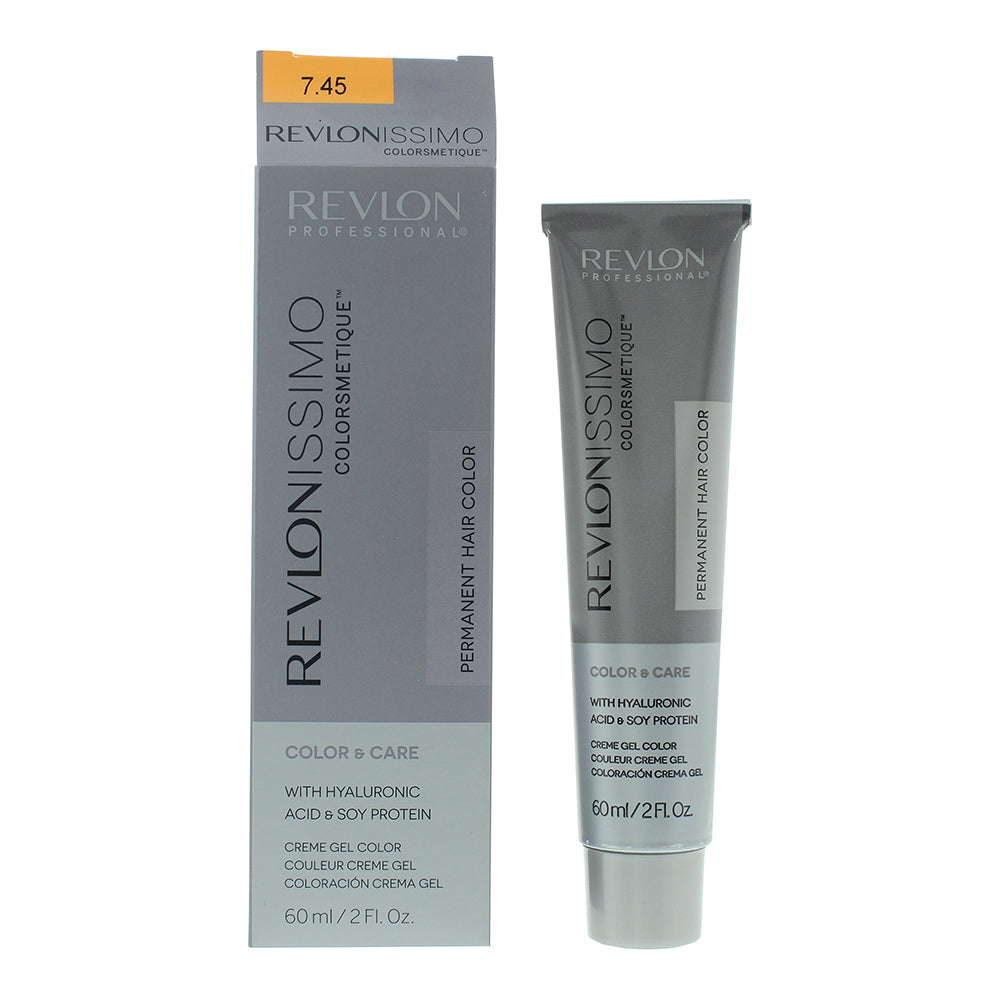 Revlon Revlonissimo Colorsmetique 7.45 Medium Mahogany Copper Blonde Hair Colour 60ml