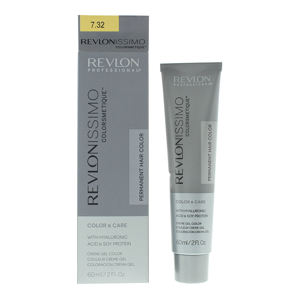 Revlon Revlonissimo Colorsmetique 7.32 Meduim Golden Pearl Blonde Hair Colour 60ml