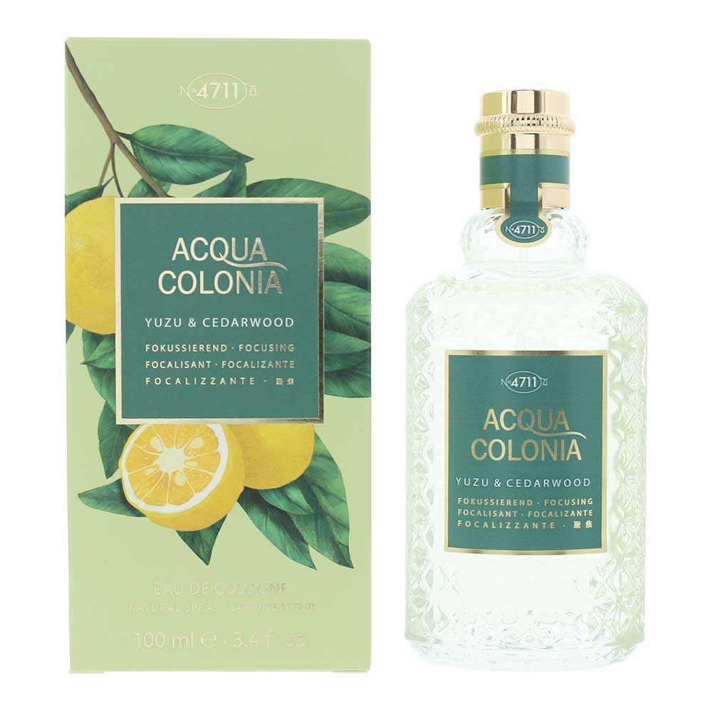 4711 Acqua Colonia Yuzu  Cedarwood Eau de Cologne 100ml