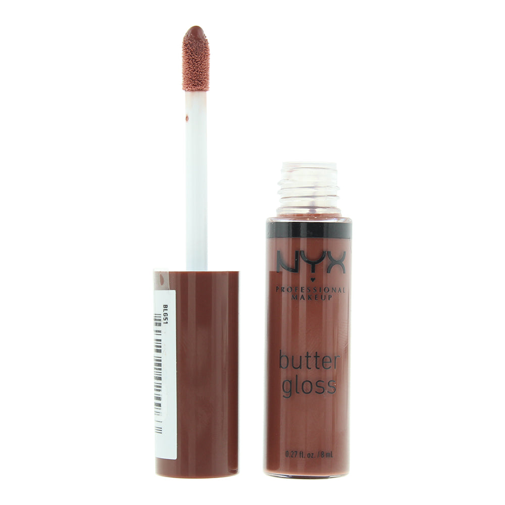 NYX Butter Gloss 51 Brownie Drip Lip Gloss 8ml