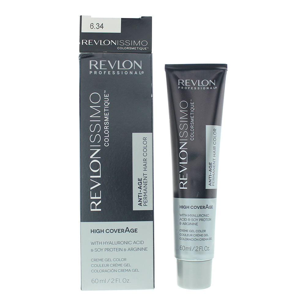 Revlon Revlonissimo Colorsmetique 6.34 Dark Hazel Blonde Hair Colour 60ml