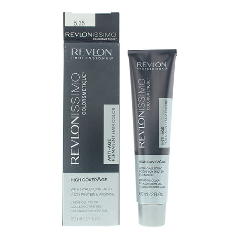 Revlon Revlonissimo Colorsmetique 5.35 Light Amber Brown Hair Colour 60ml