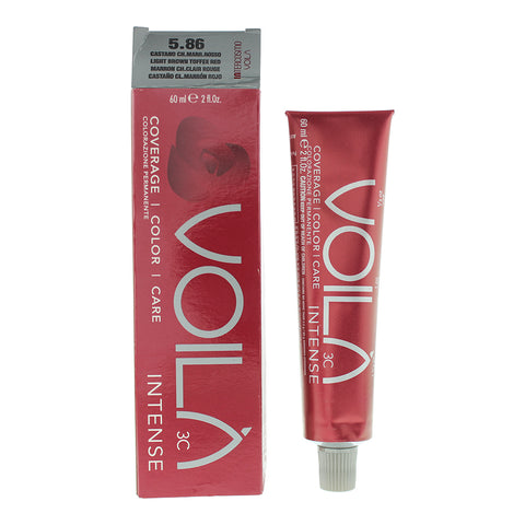 Intercosmo Voilà 3C Intense 5.86 Light Brown Toffee Red Hair Colour 60ml