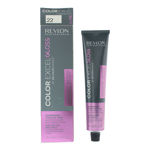 Revlon Revlonissimo Colorsmetique Color Excel Gloss .22 Intense Iridescent Hair Colour 70ml