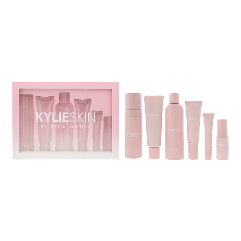 Kylie By Kylie Jenner Kylie Skin 6 Piece Gift Set: Facial Wash 148ml - Face Scrub 85g - Toner 236ml - Serum 20ml - Eye Cream 17ml - Moisturiser - 52ml