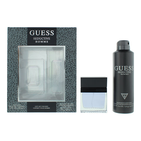 Guess Seductive Homme 2 Piece Gift Set: Eau de Toilette 50ml - Body Spray 226ml