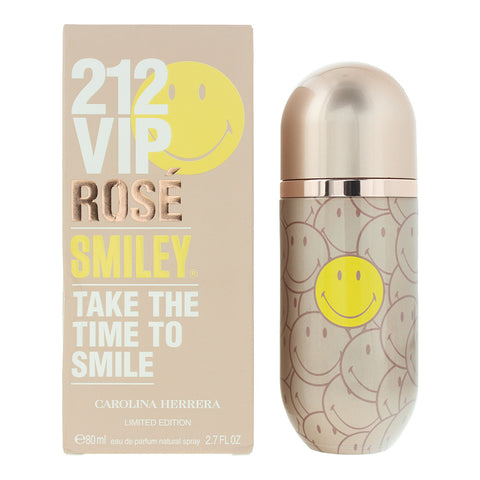 Carolina Herrera 212 Vip Rosé Smiley Eau De Parfum 80ml