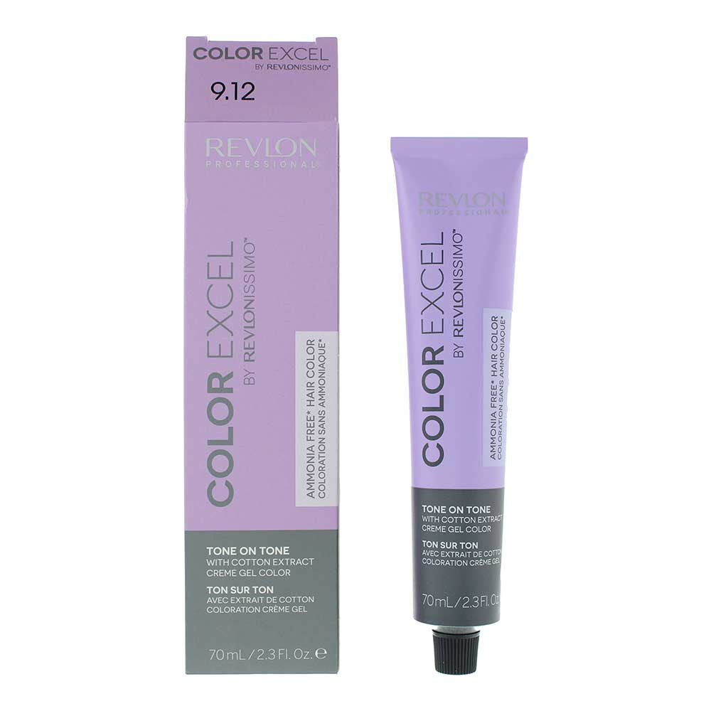 Revlon Color Excel By Revlonissimo 9.12 Very Light Ash Iridescent Blonde Hair Colour 70ml