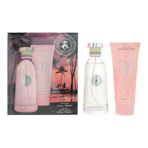 Caribbean Joe Island Supply Paradise Isle Photobox 2 Piece Gift Set: EDP 100ml - BL 100ml
