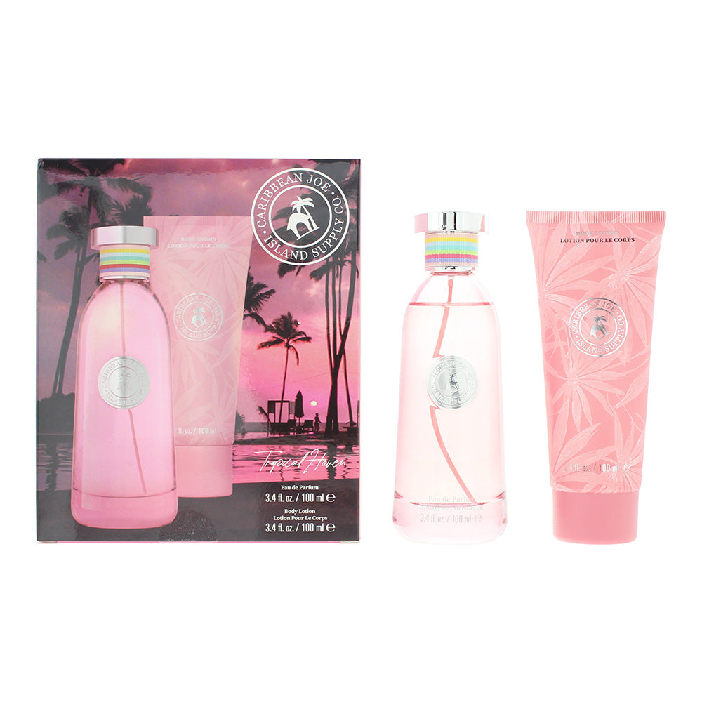 Caribbean Joe Island Supply Tropical Haven Photobox 2 Piece Gift Set: EDP 100ml - BL 100ml