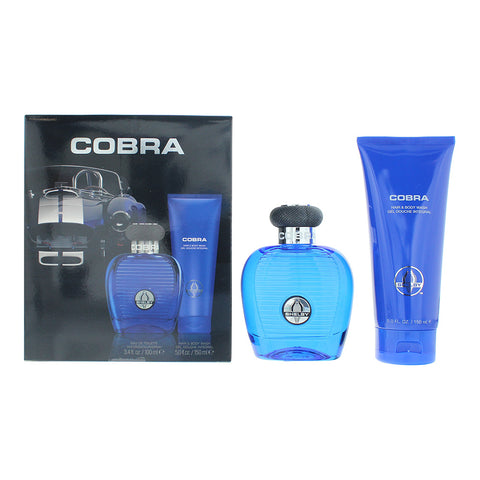 Carroll Shelby Blue Cobra 2 Piece Gift Set: EDT 100ml - HBW 150ml