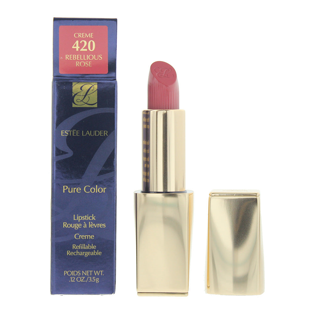 Estée Lauder Pure Color 420 Rebellious Rose Lip Cream 3.5g