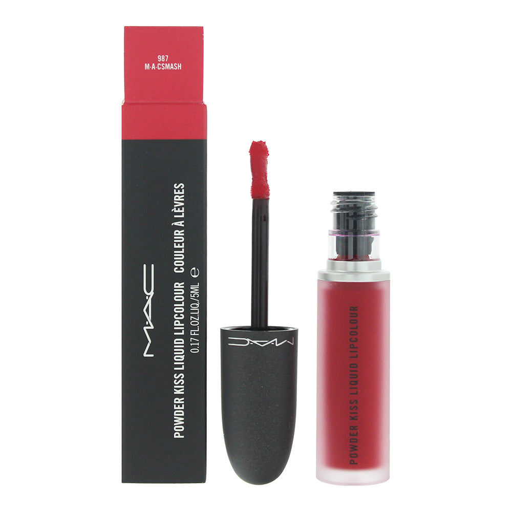 MAC Powder Kiss 987 Mac Smash Liquid Lip Colour 5ml