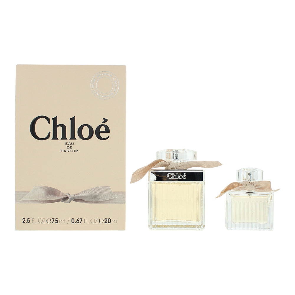 Chloé 2 Piece Gift Set: Eau de Parfum 75ml - Eau de Parfum 20ml
