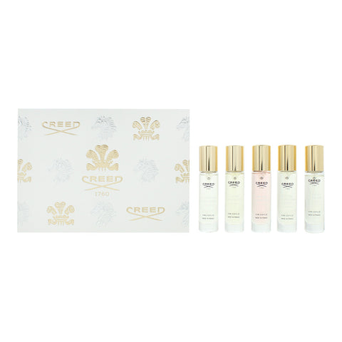 Creed 5 Piece Gift Set: Eau De Parfum 10ml - Aventus Eau de Parfum 10ml - Love In White Eau de Parfum 10ml - W Eau de Parfum 10ml - Eau de Parfum 10ml