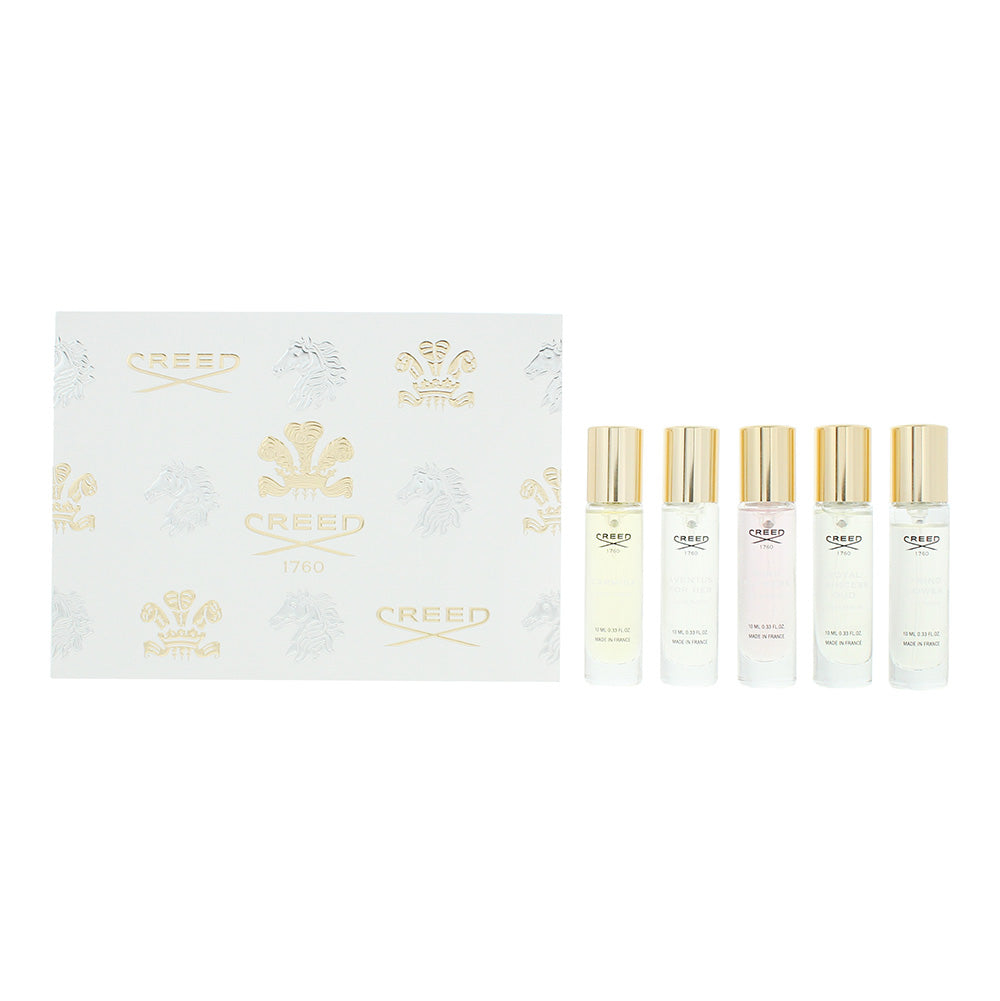 Creed 5 Piece Gift Set: Aventus For Her Eau de Parfum 10ml - Carmina Eau de Parfum 10ml - Eau de Parfum 10ml - Eau de Parfum 10ml - Eau de Parfum 10ml