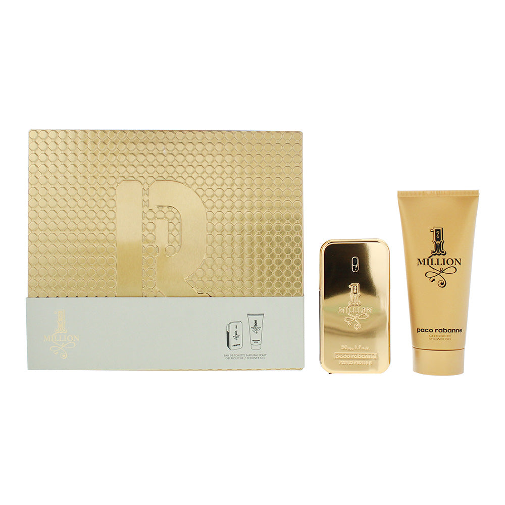 Rabanne 1 Million 2 Piece Gift Set: Eau de Toilette 50ml - Shower Gel 100ml