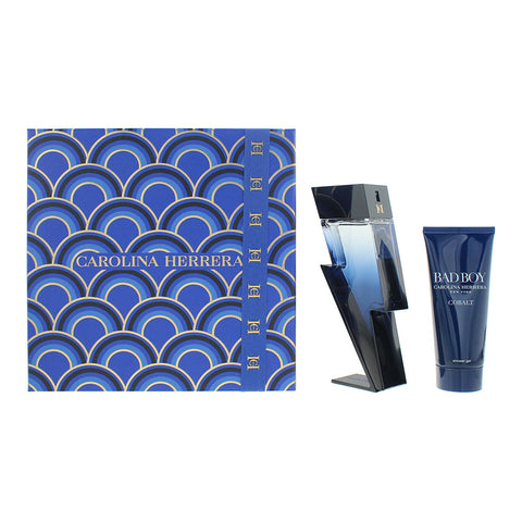 Carolina Herrera Bad Boy Cobalt 2 Piece Gift Set: Eau de Toilette 100ml - Shower Gel 100ml